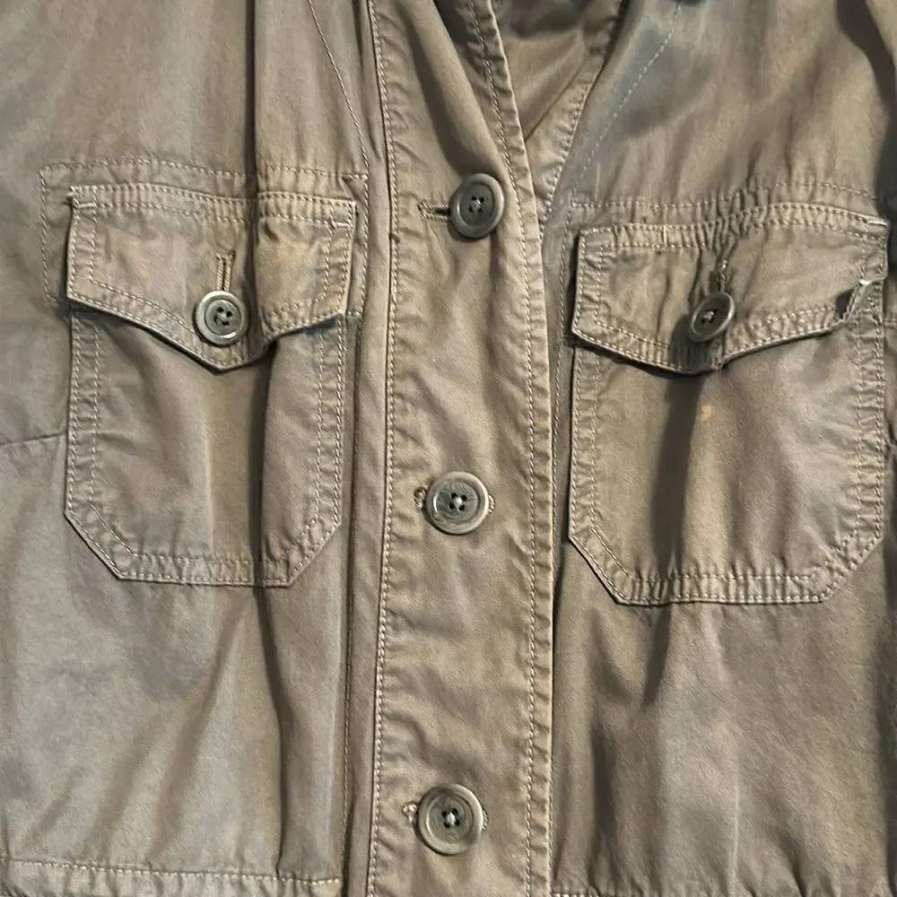 J. Crew Women’s Army Green Classic Twill Chino Jacket
